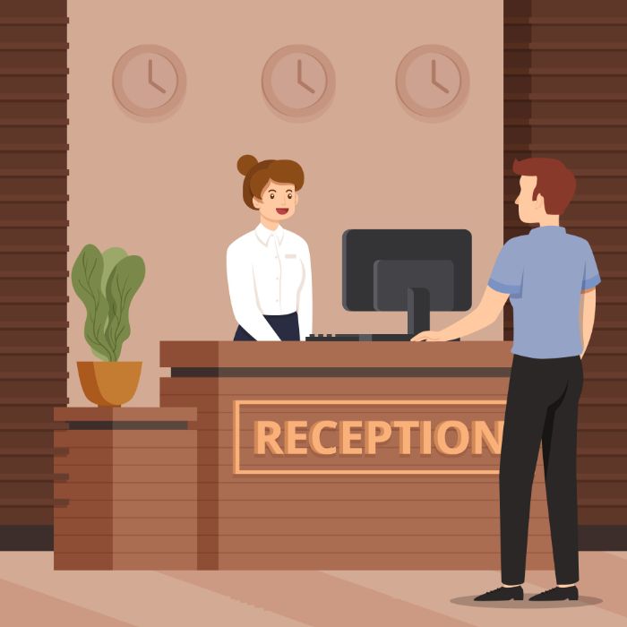 Handling Front Desk Receptionist Duties - UPbook